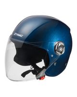 Xtrac Fit ISI Certified Half Face Helmet with Clear Visor – Lightweight Protection for All Two-Wheelers