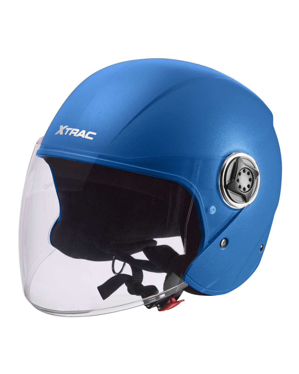 Xtrac Fit ISI Certified Half Face Helmet with Clear Visor – Lightweight Protection for All Two-Wheelers