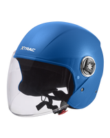 Xtrac Fit ISI Certified Half Face Helmet with Clear Visor – Lightweight Protection for All Two-Wheelers