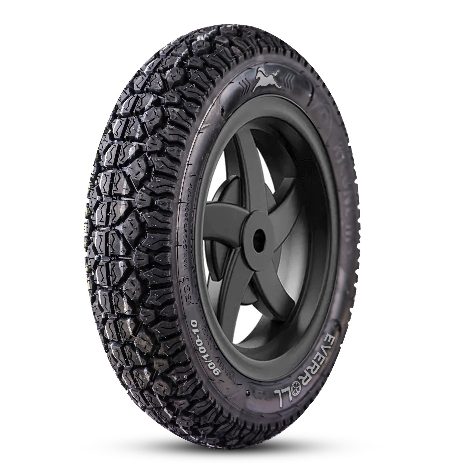 Ride Gears 90 100 10 Rear Tubeless Tyre Reliable Grip Comfort for Future Accessories