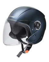 Xtrac Fit ISI Certified Half Face Helmet with Clear Visor – Lightweight Protection for All Two-Wheelers