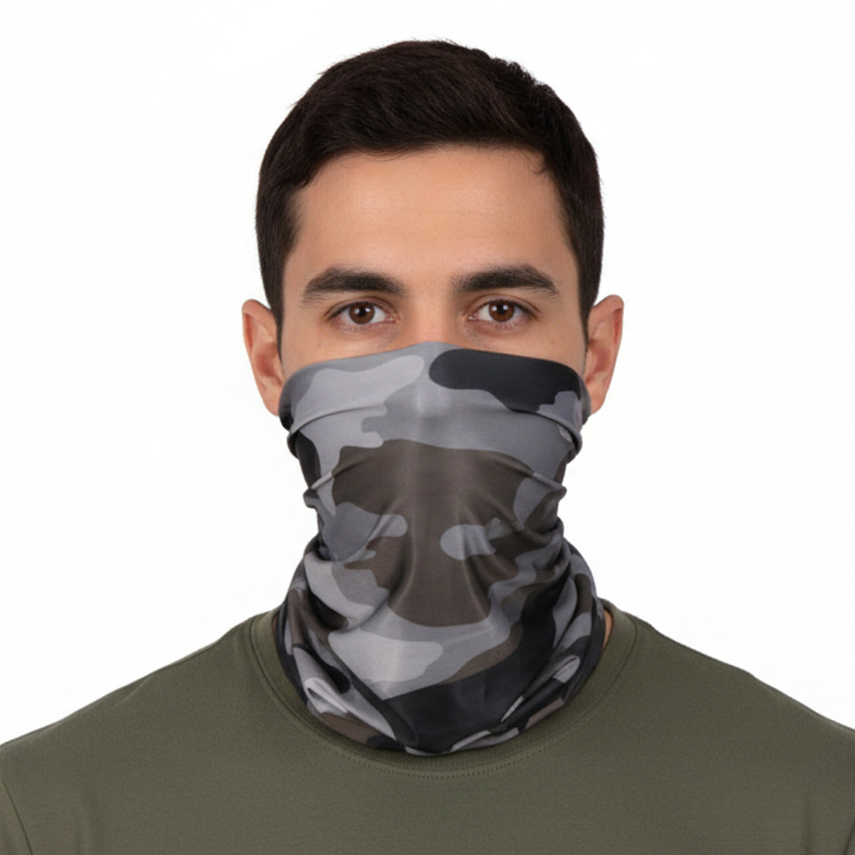 EverRide Unisex Neck Gaiter | Color; Olive Grey