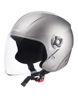 Xtrac Fit ISI Certified Half Face Helmet with Clear Visor – Lightweight Protection for All Two-Wheelers