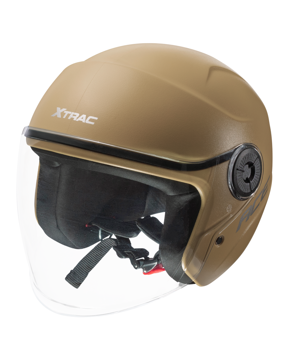 Xtrac Ace Half Face Helmet – ISI Certified Open Face Helmet for Men & Women