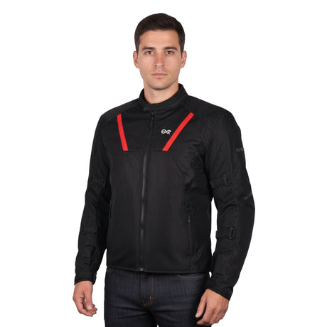 EverRide Urban Mesh Riding Jacket with CE Level 2 Protectors – 600D Heavy-Duty Fabric | Breathable & Durable Motorcycle Jacket