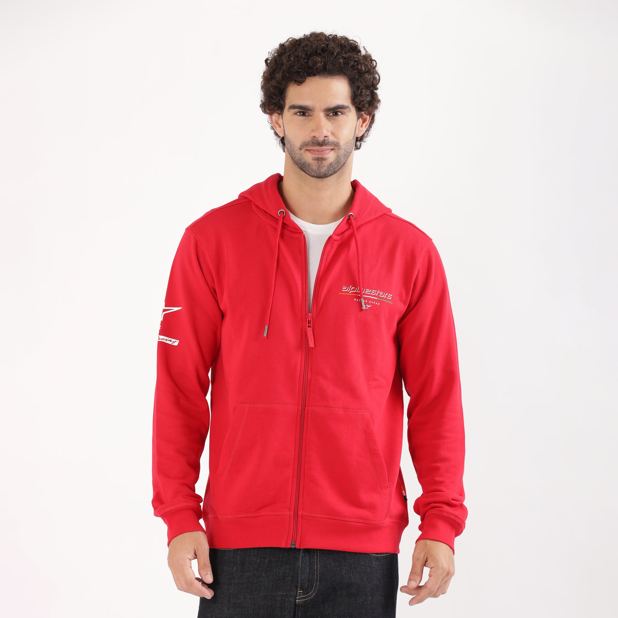 TVS Racing x Alpinestars Hooded Sweatshirt – 100% Cotton French