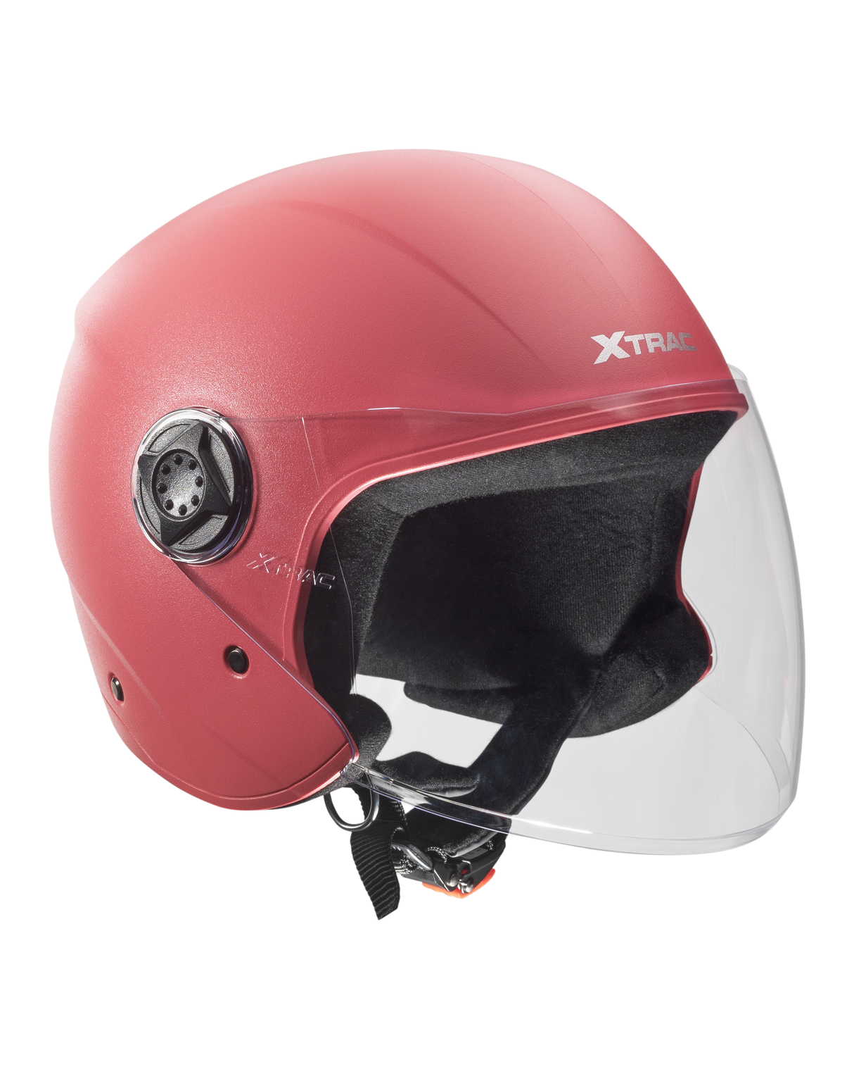 Xtrac Fit ISI Certified Half Face Helmet with Clear Visor – Lightweight Protection for All Two-Wheelers
