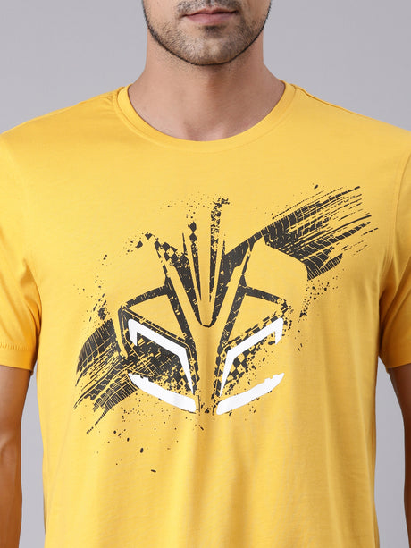 TVS Racing Fury Yellow Cyborg Crew neck T Shirt