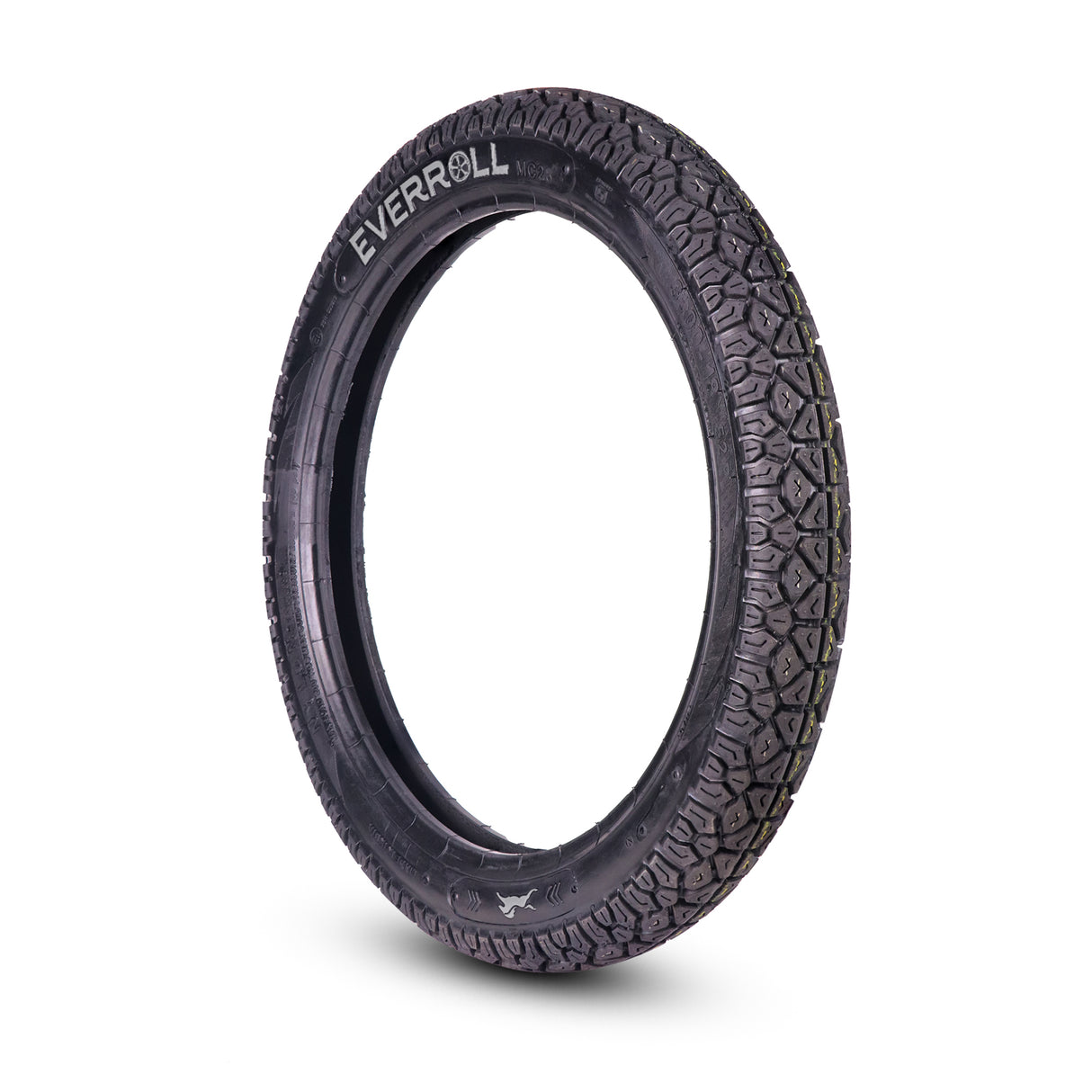 EverRoll Rear Nylon Tyre with Tube - 3.00-18 TT PM MC28 | Vehicle Compatibility - TVS Radeon