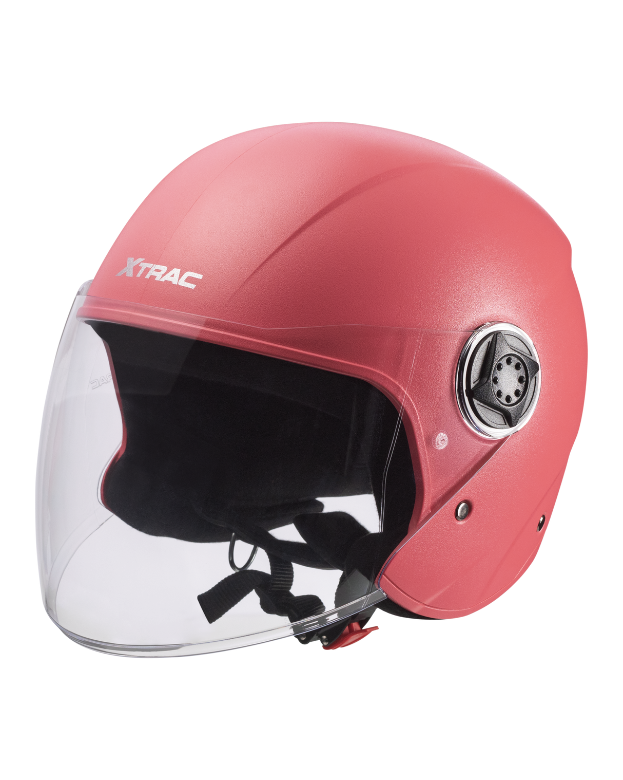 Xtrac Fit ISI Certified Half Face Helmet with Clear Visor – Lightweight Protection for All Two-Wheelers