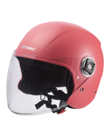 Xtrac Fit ISI Certified Half Face Helmet with Clear Visor – Lightweight Protection for All Two-Wheelers
