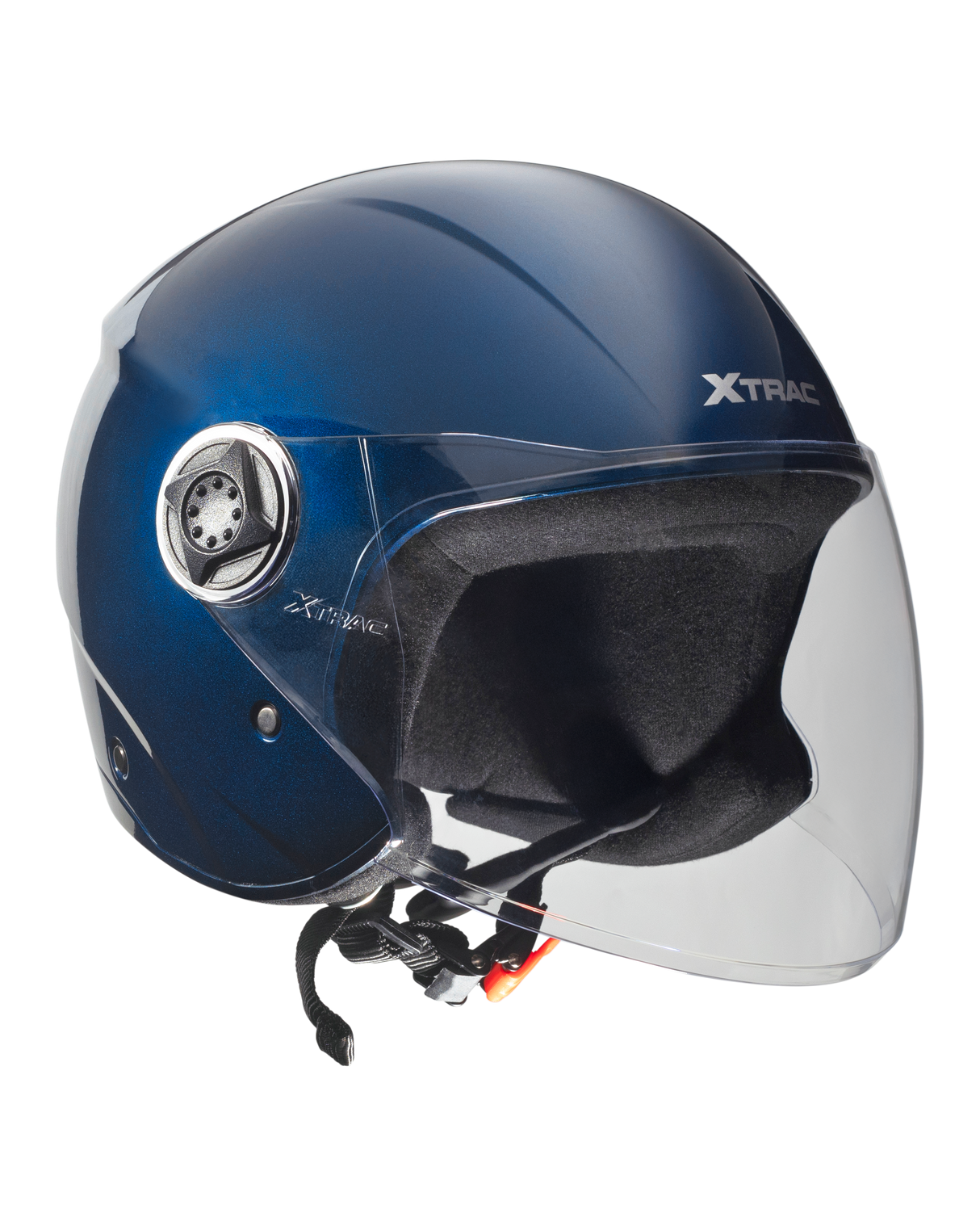 Xtrac Fit ISI Certified Half Face Helmet with Clear Visor – Lightweight Protection for All Two-Wheelers