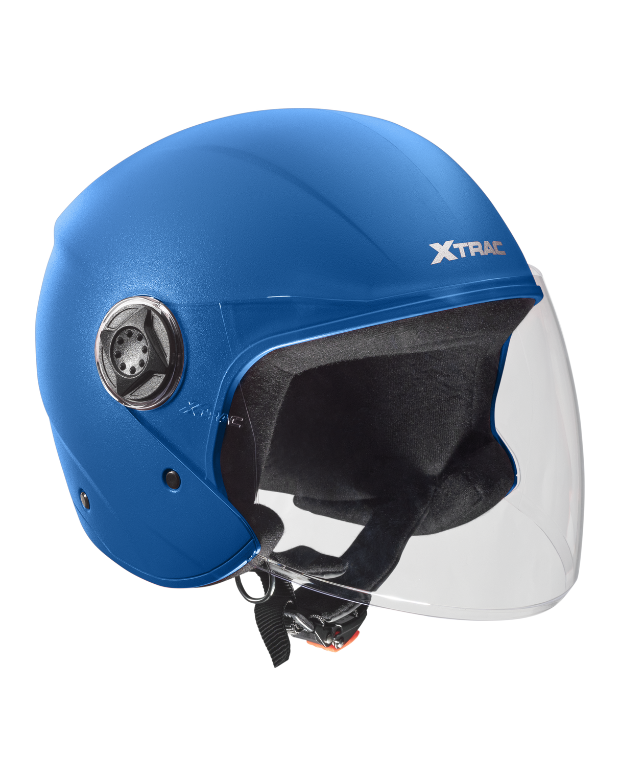 Xtrac Fit ISI Certified Half Face Helmet with Clear Visor – Lightweight Protection for All Two-Wheelers