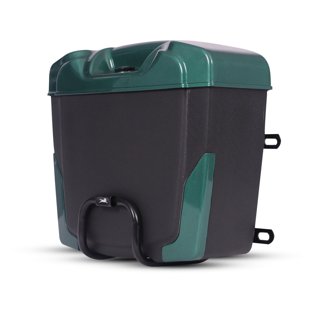 Moped Rack Box RideGears Side Box Green for Moped – Durable & Secure Storage – Future ...