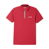 TVS Originals Racing Men’s Polo T-Shirt | 100% Polyester | Quick-Dry | Antimicrobial Finish | Zipper Placket | Reflective Branding | Lightweight Activewear | 200 GSM | Regular Fit
