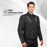 EverRide Urban Mesh Riding Jacket with CE Level 2 Protectors – 600D Heavy-Duty Fabric | Breathable & Durable Motorcycle Jacket