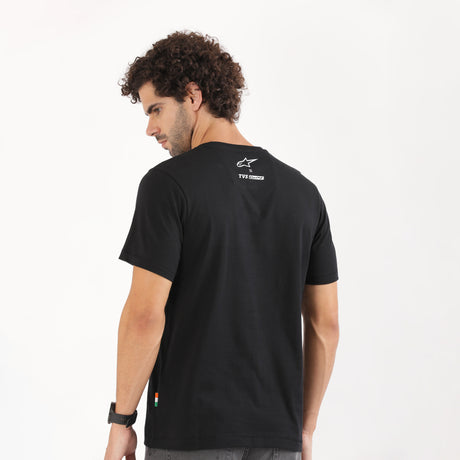 TVS Racing x Alpinestars Crew Neck T-Shirt | 100% Combed Cotton & Anti-Microbial