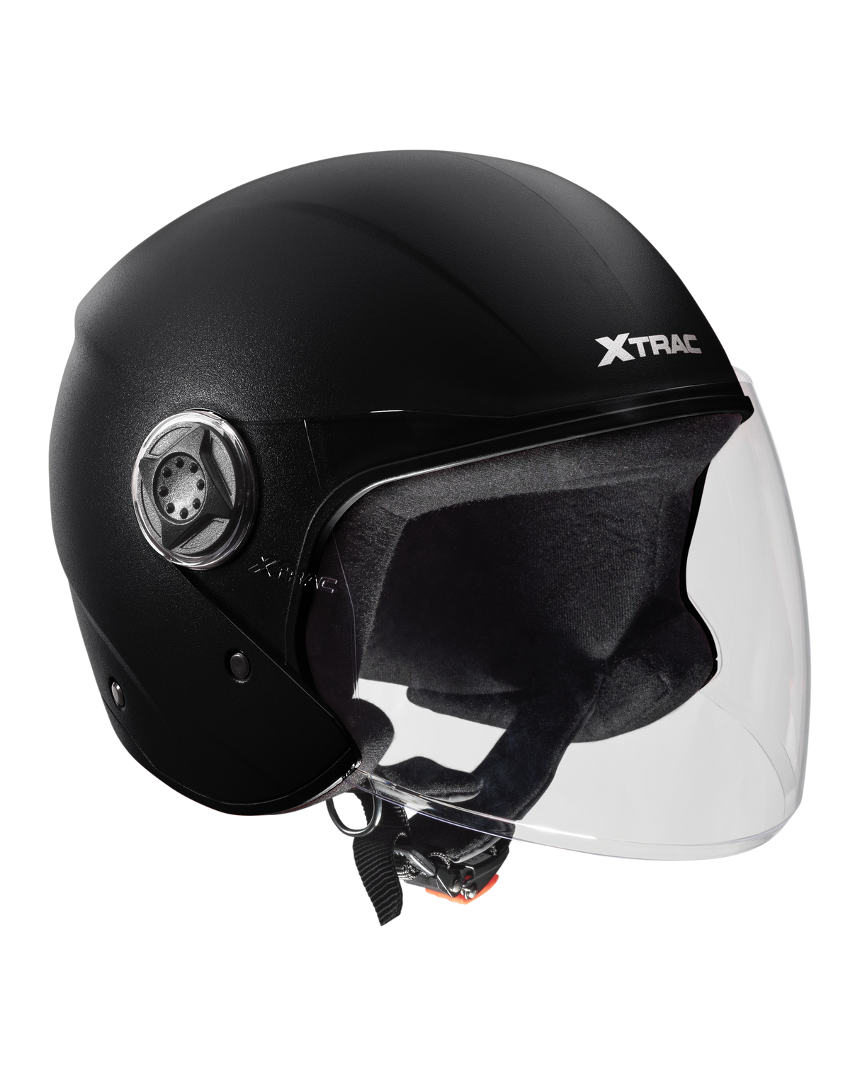 Xtrac Fit ISI Certified Half Face Helmet with Clear Visor – Lightweight Protection for All Two-Wheelers