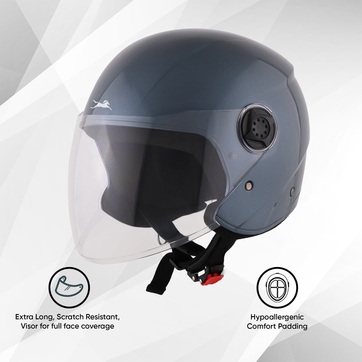 TVS iQube ISI Certified Open Face Helmet for Men & Women | Stylish, Lightweight & Safe