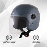 TVS iQube ISI Certified Open Face Helmet for Men & Women | Stylish, Lightweight & Safe