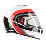 TVS Racing Phantom Series Full Face Dual Visor Helmet for Men