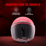 Xtrac Ace Open Face Helmet for Men & Women | ISI Certified
