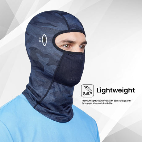 EverRide Premium Unisex Balaclava | Ideal for Riding, Sports & Outdoor Activities; Color:Black Dark Grey