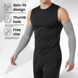 EverRide Arm Sleeves for Men & Women | Skin Fit | Thumb Hole | Free Size | UV Protection