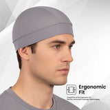 EverRide Breathable Skull Cap for Men & Women | Ergonomic Fit | 4-Way Stretch | Shape Retention | Lightweight & Sweat Wicking