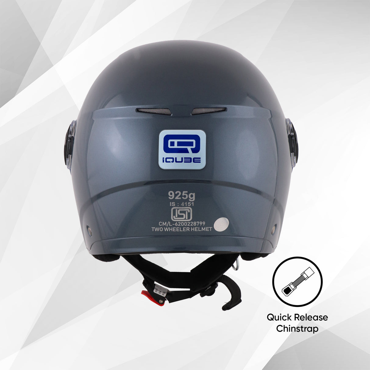 TVS iQube ISI Certified Open Face Helmet for Men & Women | Stylish, Lightweight & Safe