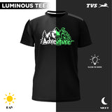 TVS Adventure Round Neck Cotton T Shirt | Glow in Dark