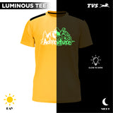 TVS Adventure Round Neck Cotton T Shirt | Glow in Dark