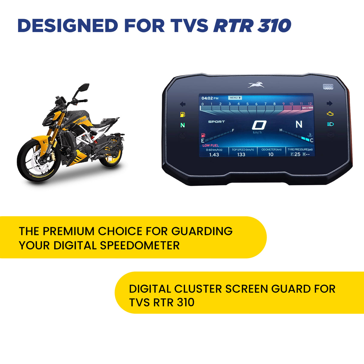 TVS Screen Protector for RTR 310