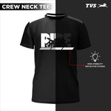 TVS Crew neck Cotton T-shirt | High visibility & Reflective Sticker
