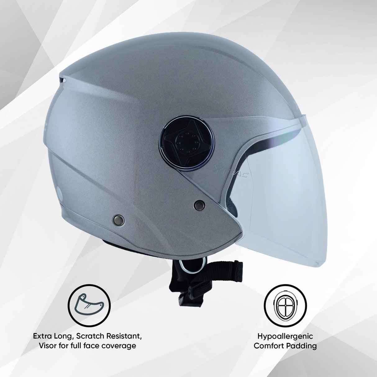 TVS iQube ISI Certified Open Face Helmet for Men & Women | Stylish, Lightweight & Safe