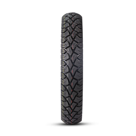 EverRoll Rear Tubeless Nylon Tyre - 100/90-17 TL PM MC16 | Vehicle Compatibility - TVS Flame DS 125, TVS Raider