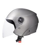 Xtrac Fit ISI Certified Half Face Helmet with Clear Visor – Lightweight Protection for All Two-Wheelers