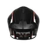 TVS Racing Hurricane Series Full Face Dual Visor Helmet for Men | Premium Bike Helmets with ABS Shell, UV Paint | Quick Release System | Aerodynamic Design | ECE, DOT & ISI Certified