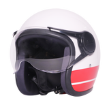 TVS J110 Half Face Helmet, Meteor Red Gloss