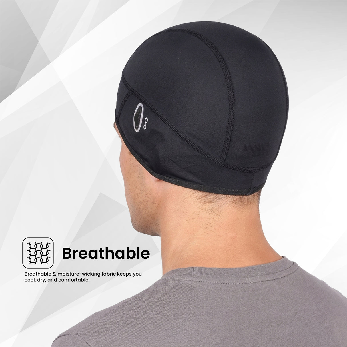 EverRide Premium Skull Cap for Men & Women | High Elastic | Breathable Fabric | One Size Fits All | Lightweight & Comfortable