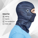 EverRide Premium Unisex Balaclava | Ideal for Riding, Sports & Outdoor Activities; Color:Black Dark Grey