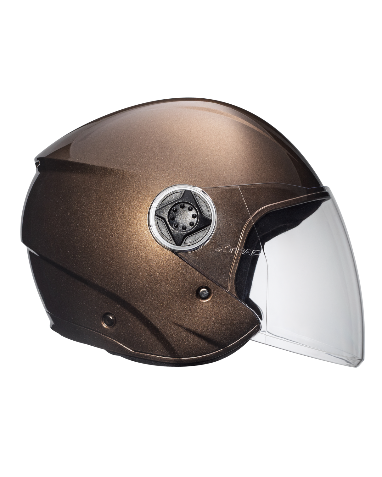 Xtrac Fit ISI Certified Half Face Helmet with Clear Visor – Lightweight Protection for All Two-Wheelers