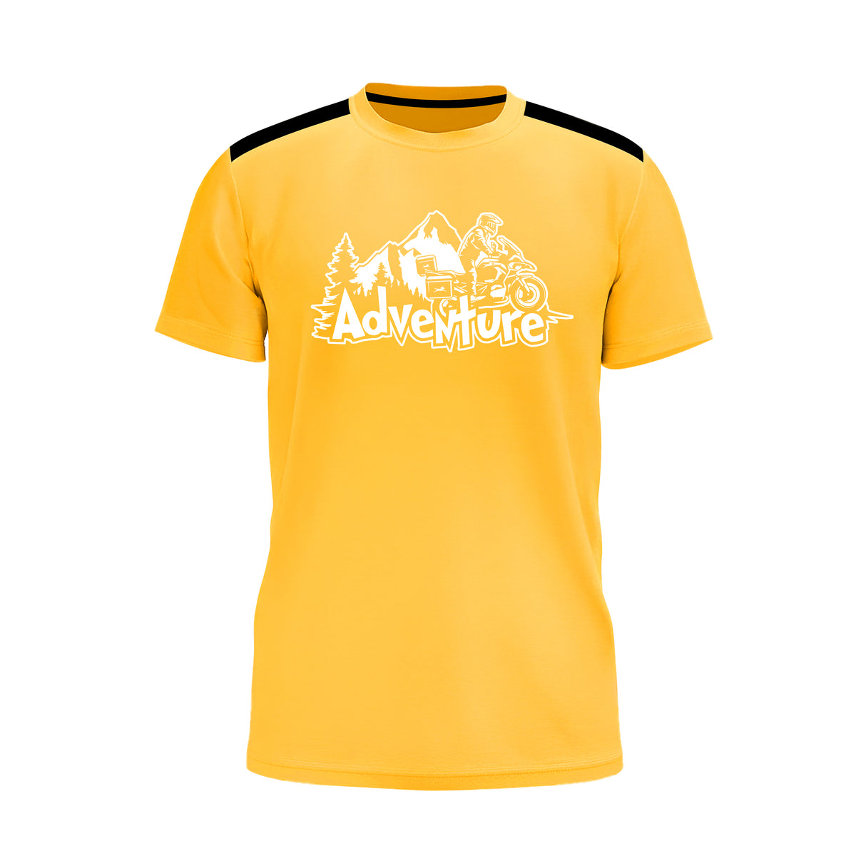 TVS Adventure Round Neck Cotton T Shirt | Glow in Dark