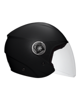 Xtrac Fit ISI Certified Half Face Helmet with Clear Visor – Lightweight Protection for All Two-Wheelers