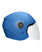 Xtrac Fit ISI Certified Half Face Helmet with Clear Visor – Lightweight Protection for All Two-Wheelers