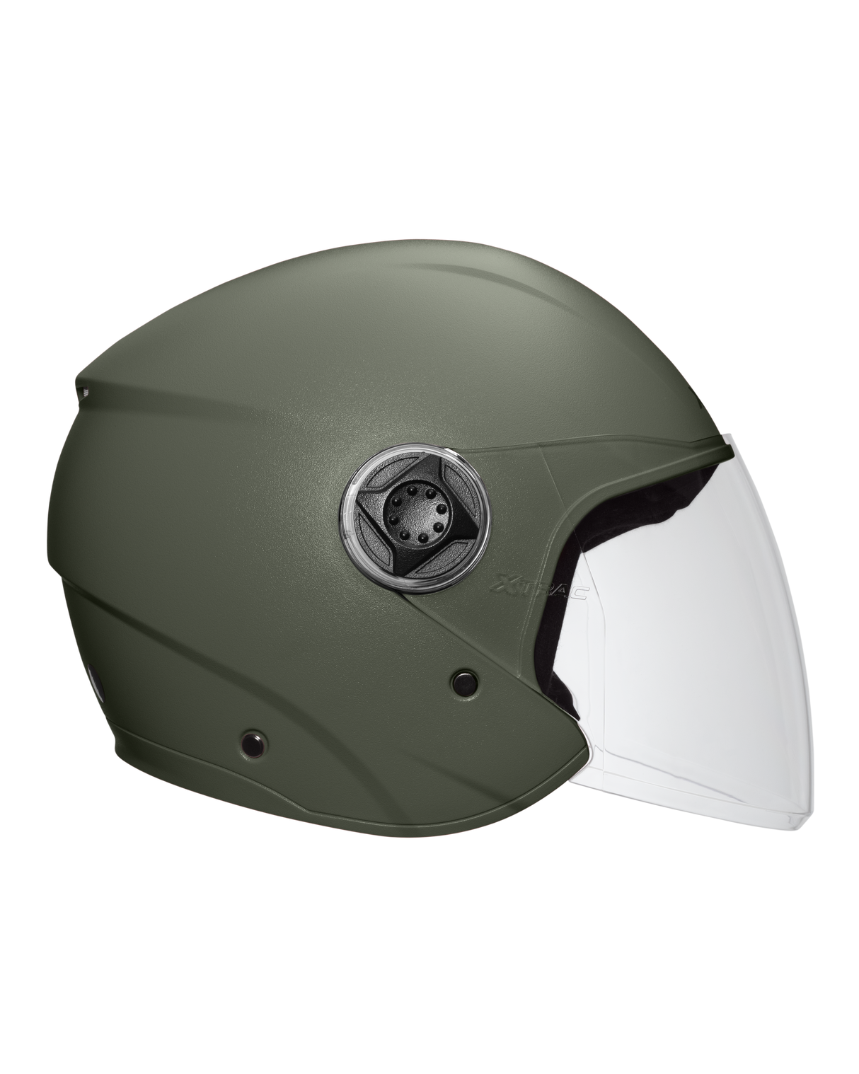 Xtrac Fit ISI Certified Half Face Helmet with Clear Visor – Lightweight Protection for All Two-Wheelers