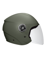 Xtrac Fit ISI Certified Half Face Helmet with Clear Visor – Lightweight Protection for All Two-Wheelers