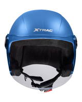 Xtrac Fit ISI Certified Half Face Helmet with Clear Visor – Lightweight Protection for All Two-Wheelers