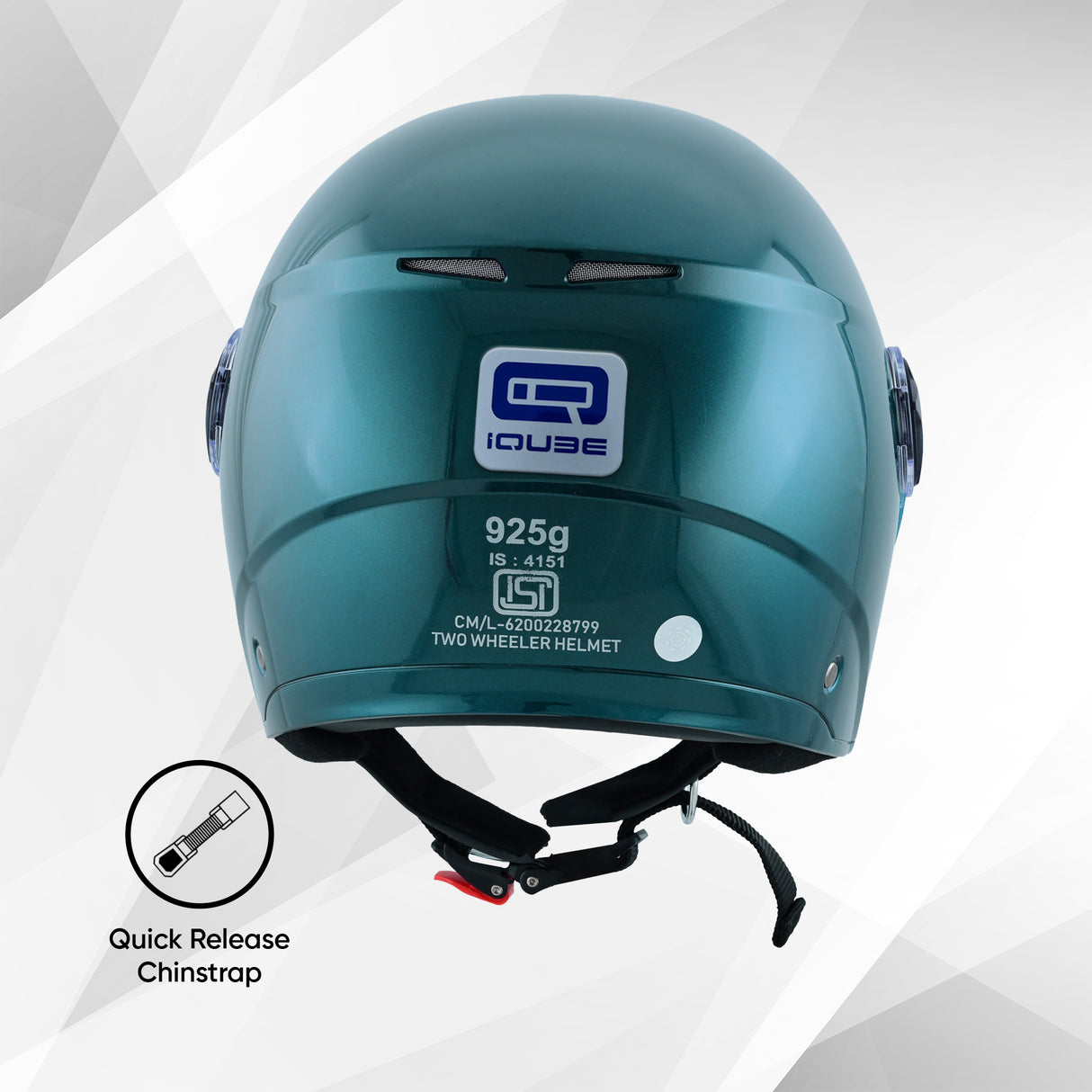 TVS iQube ISI Certified Open Face Helmet for Men & Women | Stylish, Lightweight & Safe