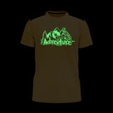 TVS Adventure Round Neck Cotton T Shirt | Glow in Dark
